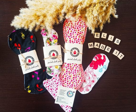 υφασμάτινες σερβιέτες από elismadeit