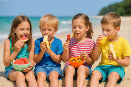 καλοκαιρινά υγιεινά σνακ για παιδιά